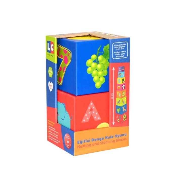 BFS   30628 Lets be Child - Eğitici Denge Kule Oyunu +24 ay