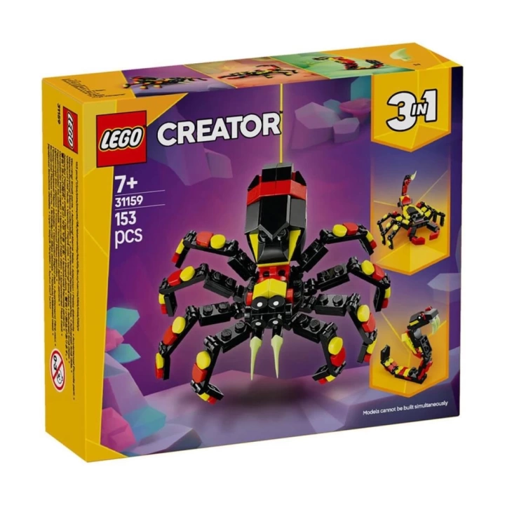 BFS  31159 Lego Creator 3in1 - Şaşırtıcı Örümcek 153 parça +7 yaş