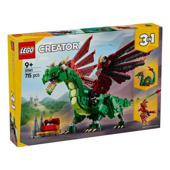 BFS   31161 Lego Creator 3in1 - Orta Çağ Ejderhası 715 parça +9 yaş