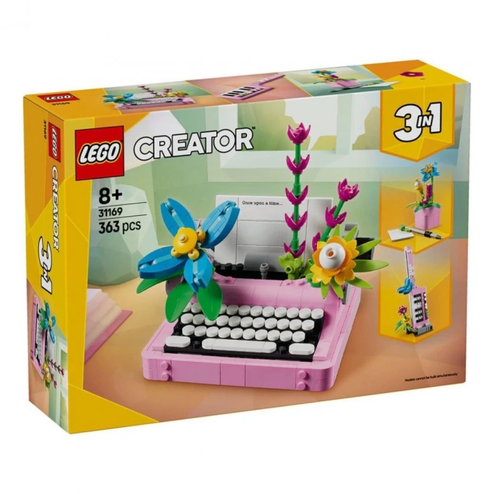 BFS  31169 Lego Creator 3in1 - Çiçekli Daktilo 363 parça +8 yaş