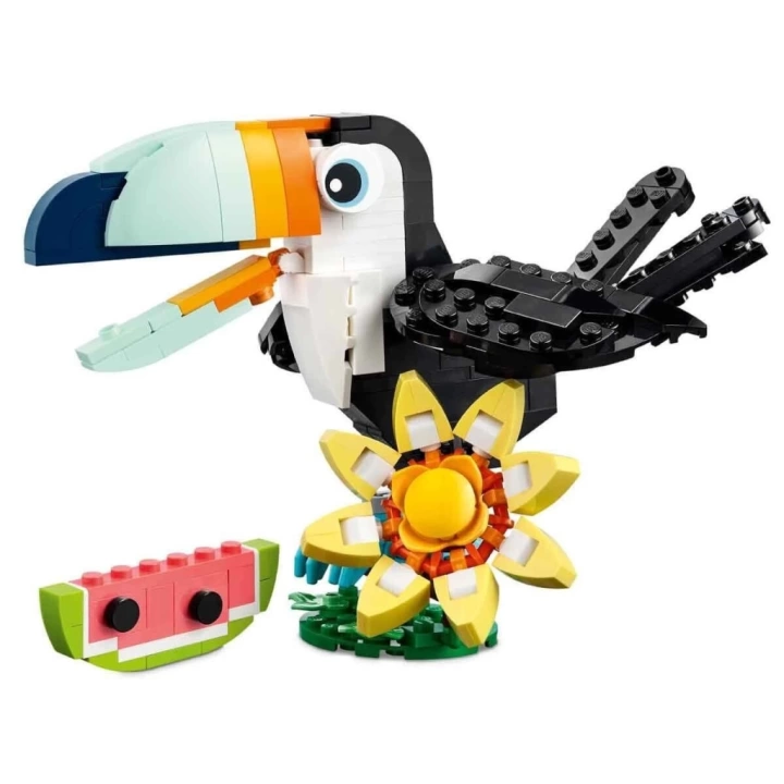BFS  31173 Lego Creator 3in1 - Vahşi Hayvanlar:Tropikal Tukan Kuşu 225 parça +7 yaş