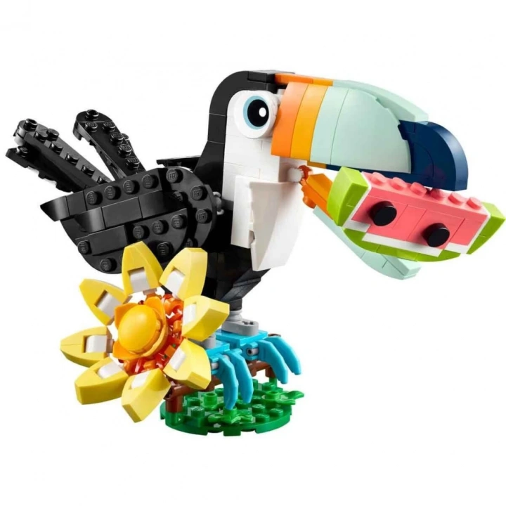 BFS  31173 Lego Creator 3in1 - Vahşi Hayvanlar:Tropikal Tukan Kuşu 225 parça +7 yaş