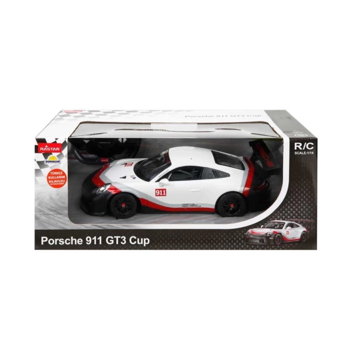 BFS  31343 1:14 Porsche 911 GT3 Cup Uzaktan Kumandalı Işıklı Araba