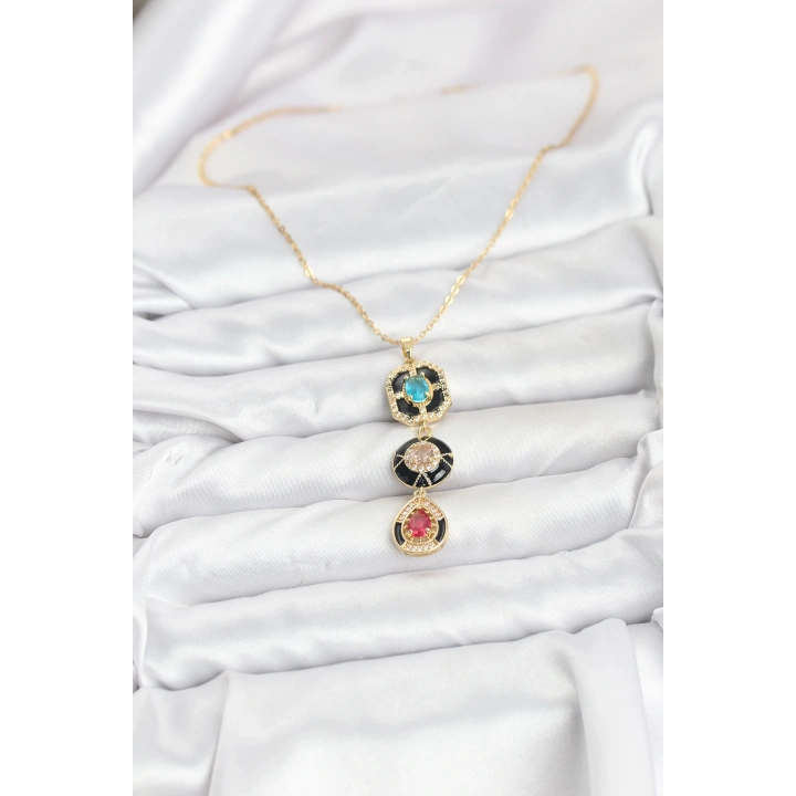 BFS 316L Çelik Vintage Model Kadın Kolye