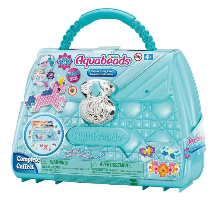 BFS  31914 AquaBeads Çantalı Delüks Set 1400 parça +4 yaş