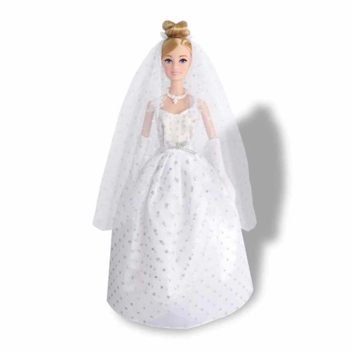 BFS  3381 SUN-RST-SIS-Gelinlikli Manken Bebek Alisha 29 cm - Sunman