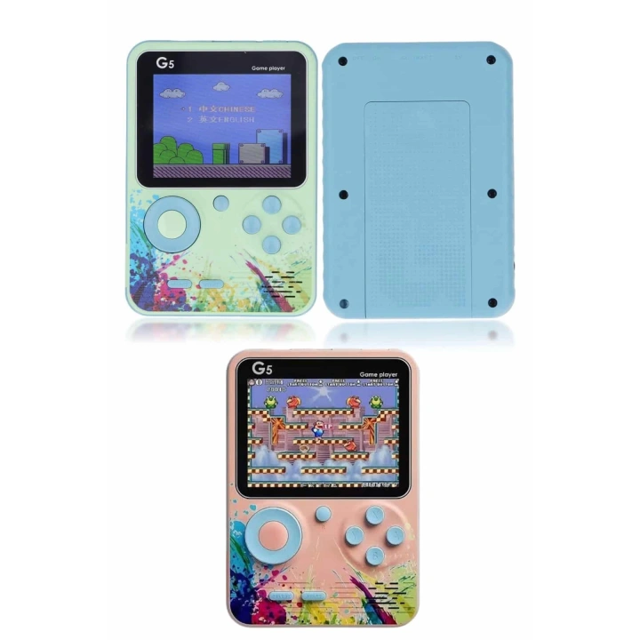 BFS 3.5 İnç Klasik Retro LCD Ekran 500 Oyunlu Oyun Konsolu Taşınabilir