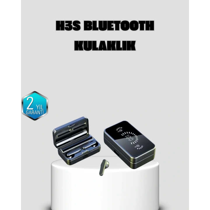 BFS 3500 mAh Şarj Kutulu Bluetooth 5.1 Kablosuz Kulaklık – Dokunmatik, Suya Dayanıklı