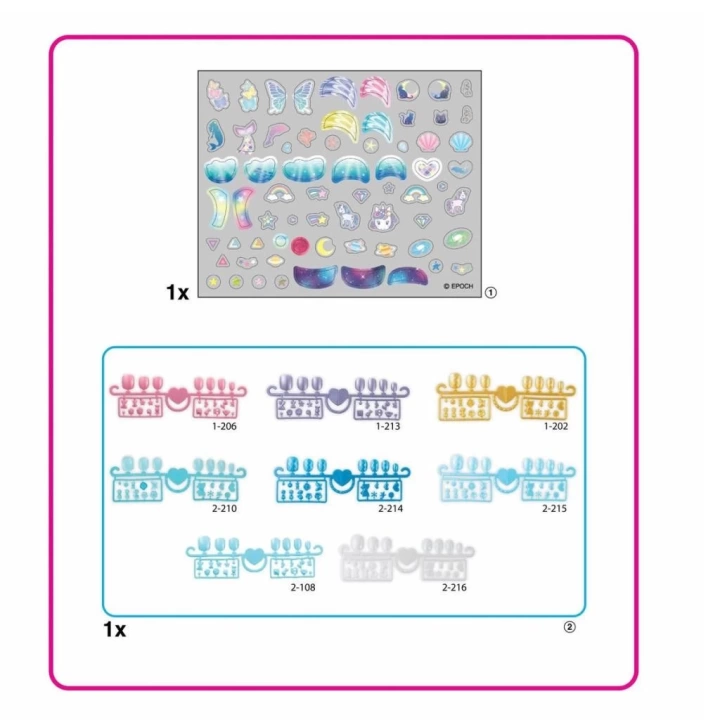 BFS   35060 AquaBeads Sihirli Atlar ve Yıldızlar - Yedek Tırnak Paketi +4 yaş
