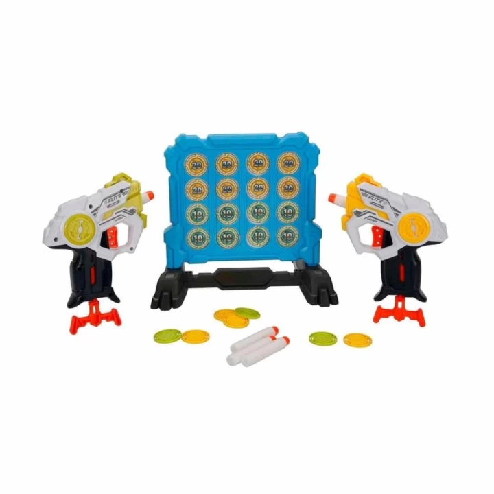 BFS   3574 Zapp Toys Hedef Tahtalı Sünger Dart Atan Silah Seti -Sunman