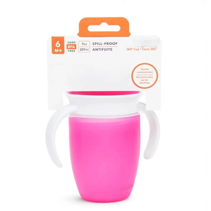 BFS 360° Alıştırma Bardağı 6 Ay+ 207 ml Pembe