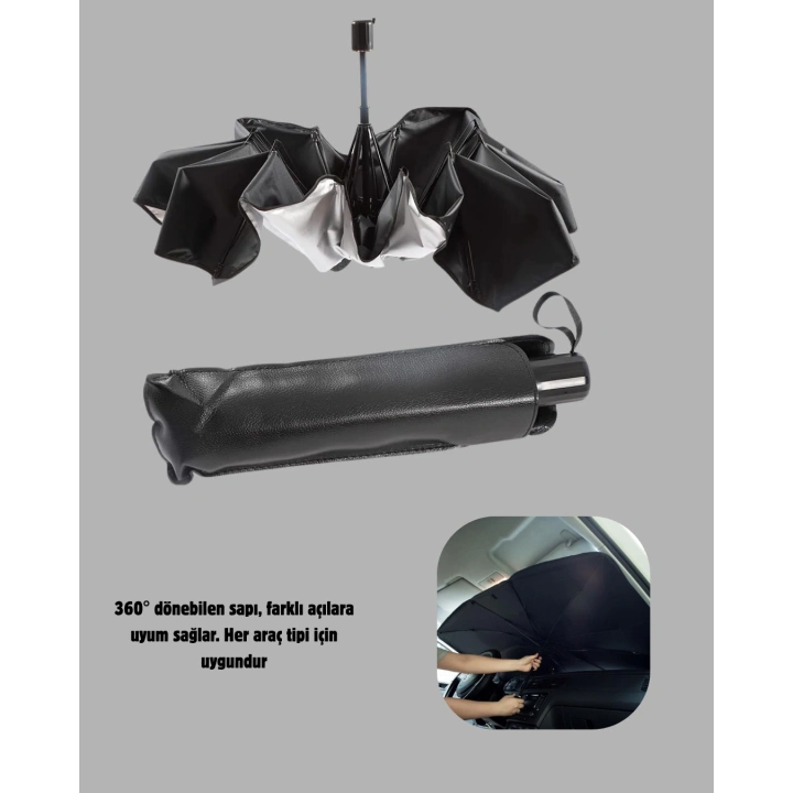 BFS 360° Ayarlanabilir Ön Cam Güneşliği – Pratik Kullanım ve Dayanıklı Yapı