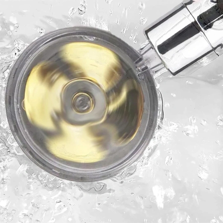 BFS 360 Derece Dönebilen Pervaneli Turbo  Duş Başlığı