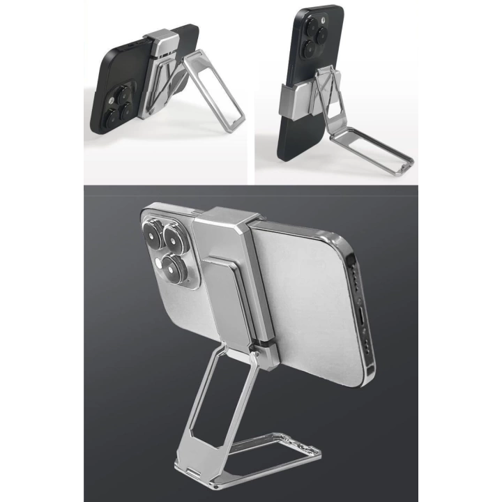 BFS   360 derece Dönen Tüm Telefon Tipleri İle Uyumlu Metal Telefon Standı Braket