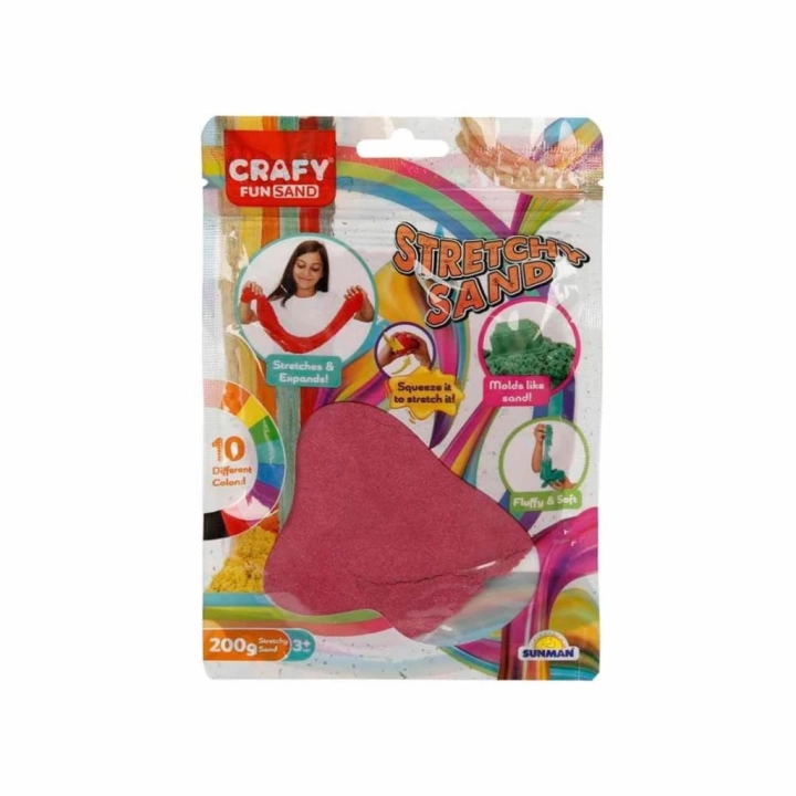 BFS   3602 Crafy Streç Oyun Kumu Pembe 200 g -Sunman