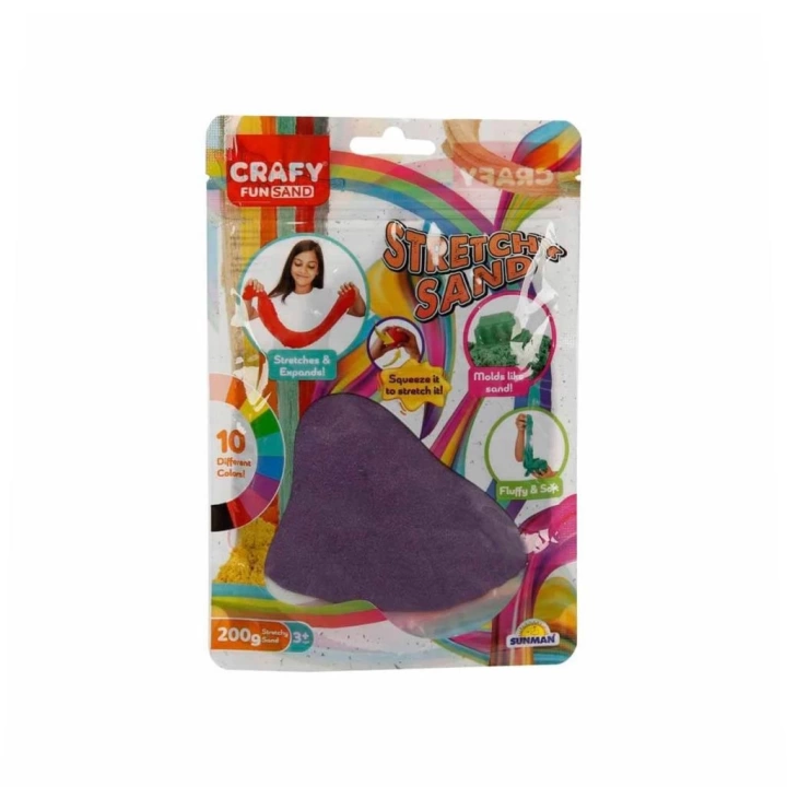 BFS   3603 Crafy Streç Oyun Kumu Mor 200 g -Sunman