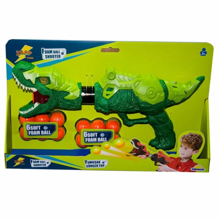 BFS  3620 SURAT-ZAP-Silah Top Atan Dinozor 12 Toplu 2 Renk - Sunman