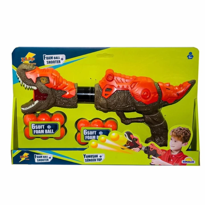 BFS  3620 SURAT-ZAP-Silah Top Atan Dinozor 12 Toplu 2 Renk - Sunman