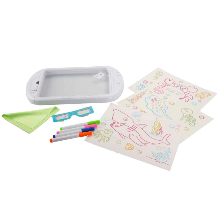 BFS   3D Doodle Karanlıkta Parlayan Sihirli Yazı Tahtası