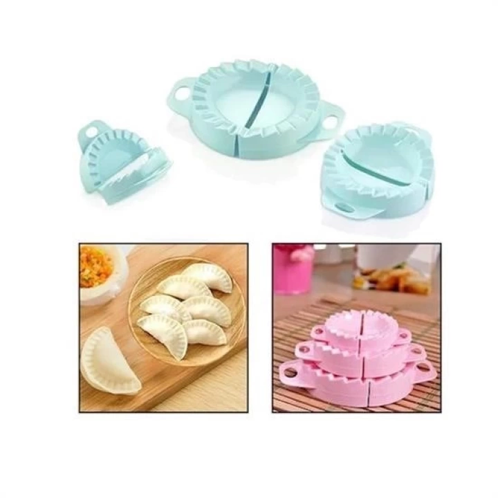 BFS  3lü Çiğ börek kurabiye Hamur İşi Ravioli Kesme Kalıbı Aparatı