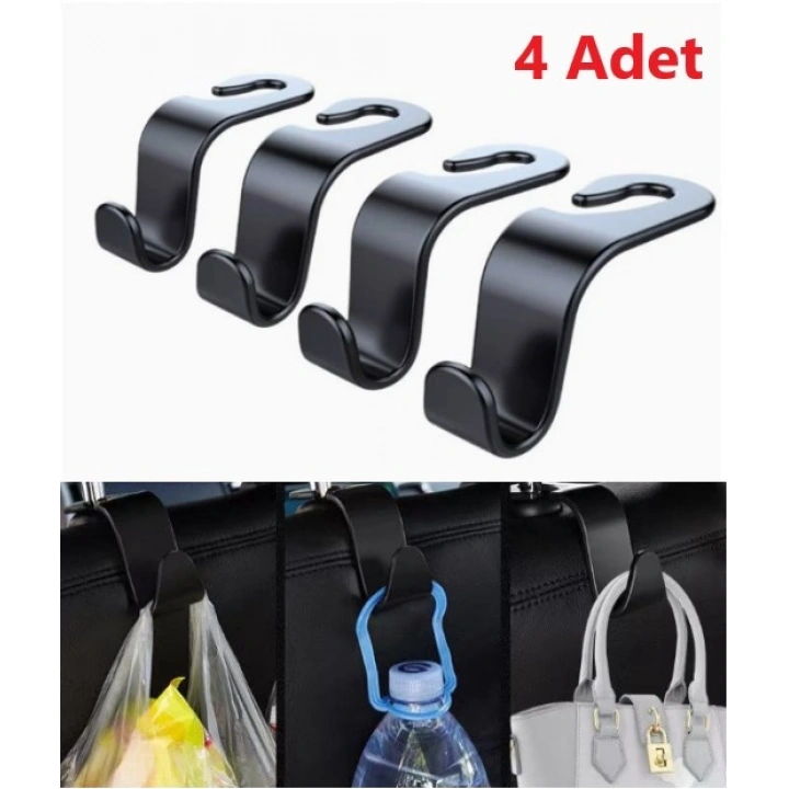BFS 4  Adet Araba Koltuk Arkası Askı