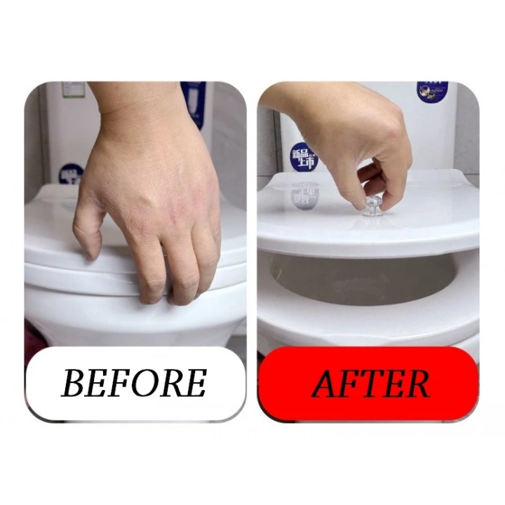 BFS 4 Adet Kristal Tasarımlı Çok Amaçlı Yapışkanlı Tutacak Buton