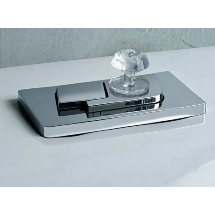 BFS 4 Adet Kristal Tasarımlı Çok Amaçlı Yapışkanlı Tutacak Buton