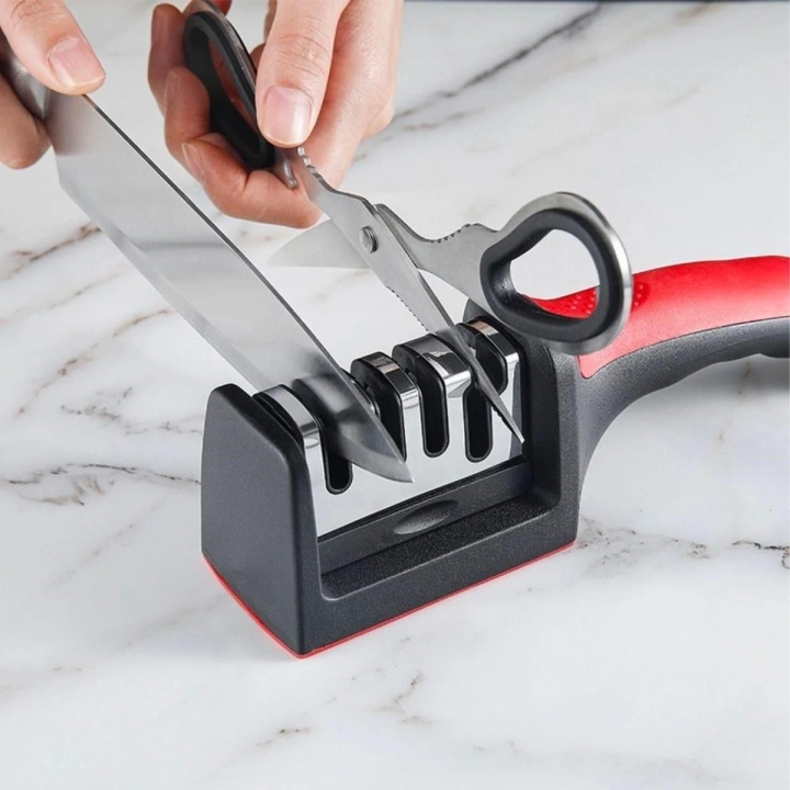BFS   4 Aşamaları Kaymaz Taban Hızlı Bıçak Makas Bileme Aracı