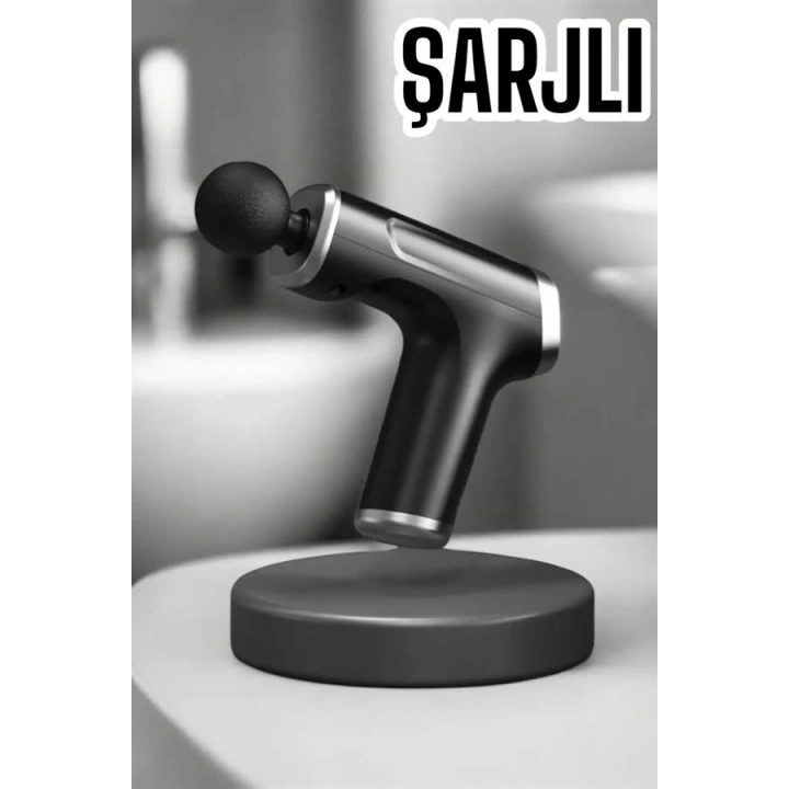 BFS 4 Başlıklı Darbeli Şarjlı Masaj Aleti Tabancası Kablosuz