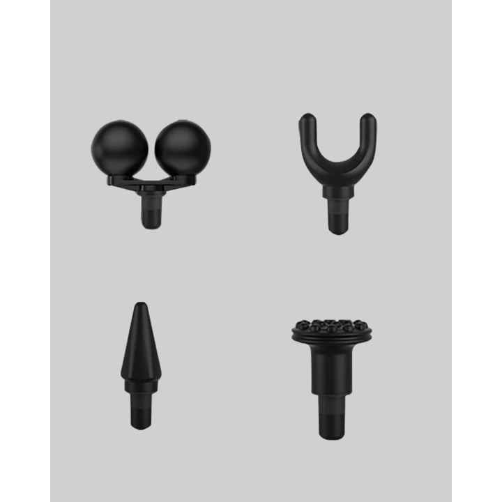 BFS 4 Başlıklı Şarjlı Masaj Tabancası Bel Sırt Boyun Bacak Kas Rahatlatıcı