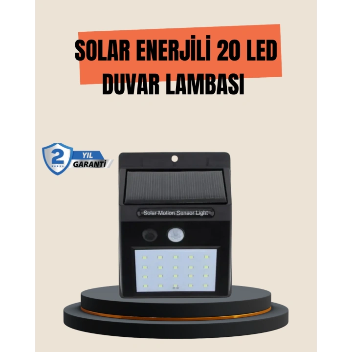 BFS 4 Modlu Solar LED Bahçe ve Garaj Lambası