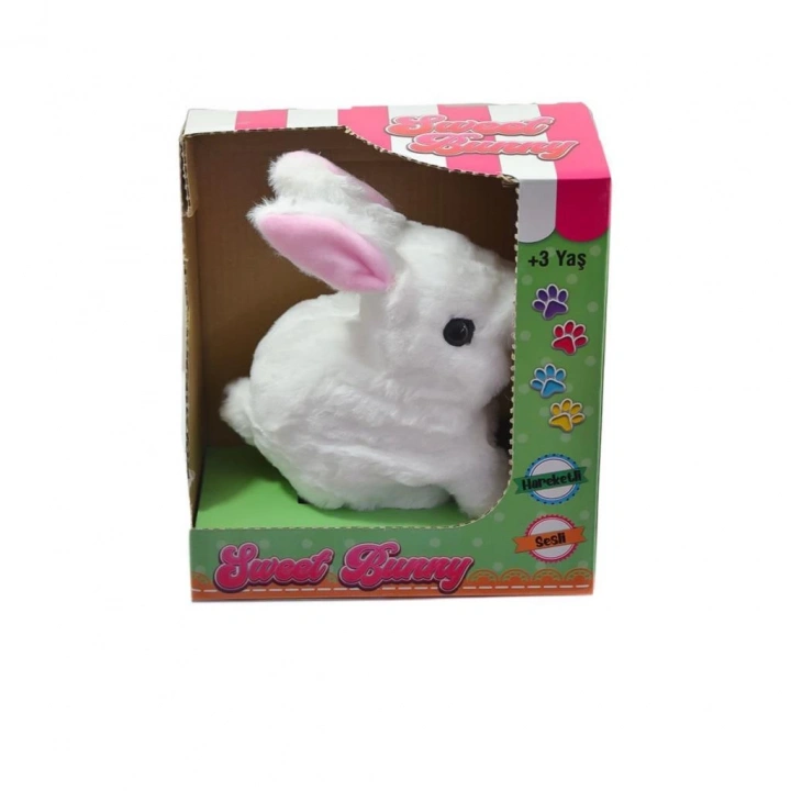 BFS  40098 Tavşan Peluş Pilli-Aya Toys