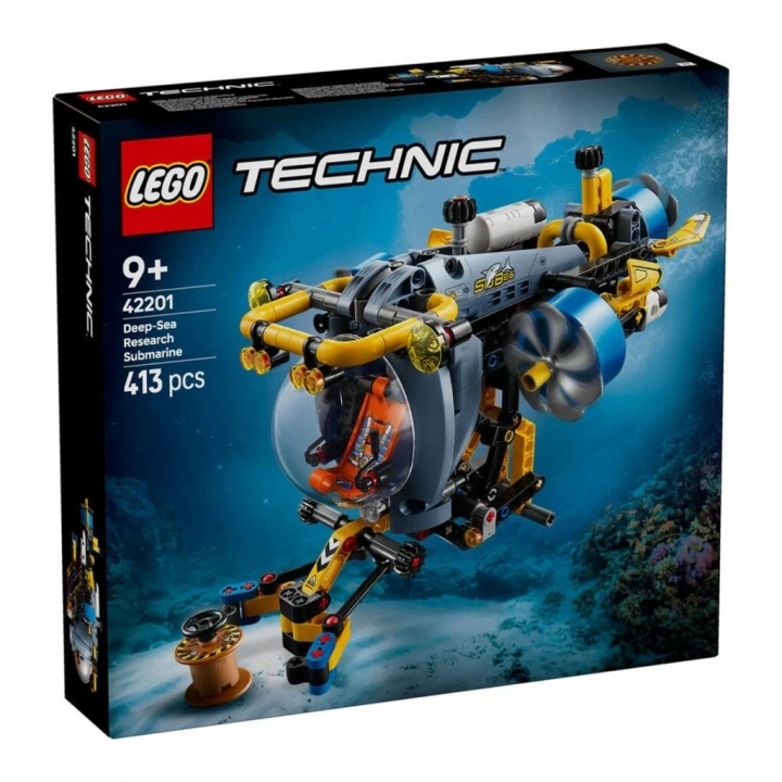 BFS   42201 Lego Technic Derin Deniz Araştırma Denizaltısı 413 parça +9 yaş