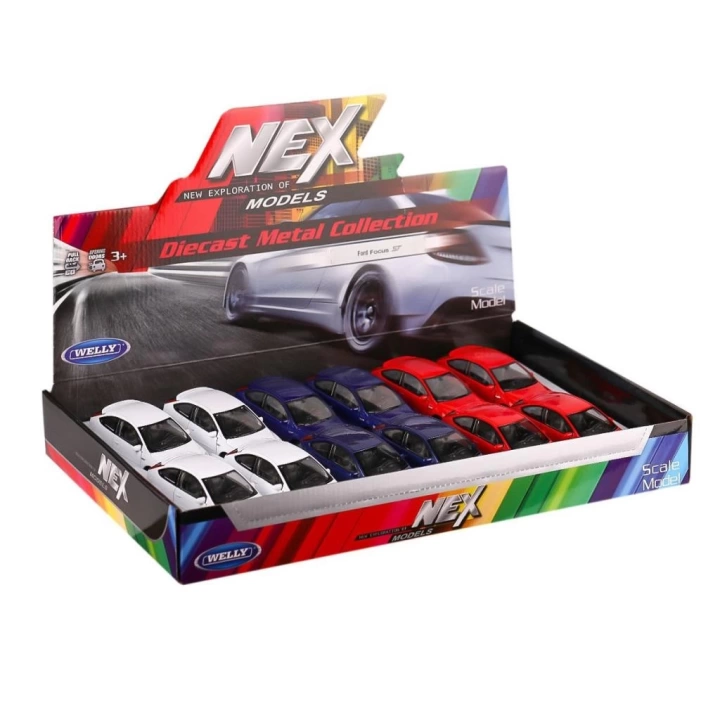 BFS   42378 Welly Diecast Ford Focus Çek Bırak Araba -Karsan Oyuncak