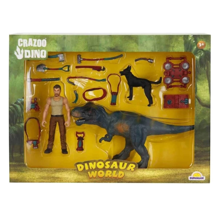 BFS   43111 Crazoo Dinozor Figürlü Oyun Seti -Sunman