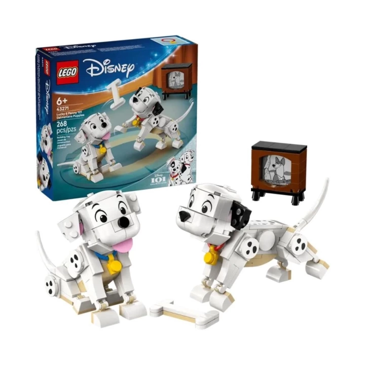 BFS  43271 Lego Disney 101 Dalmaçyalı Köpek Yavruları Lucky ve Penny 268 parça +6 yaş