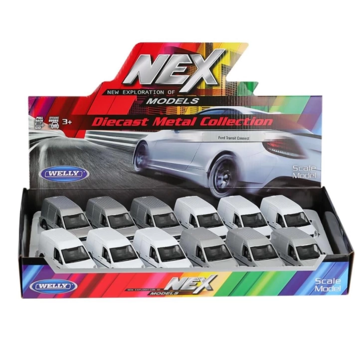 BFS   43631 Welly Metal Çek Bırak Ford Transit -Karsan Oyuncak