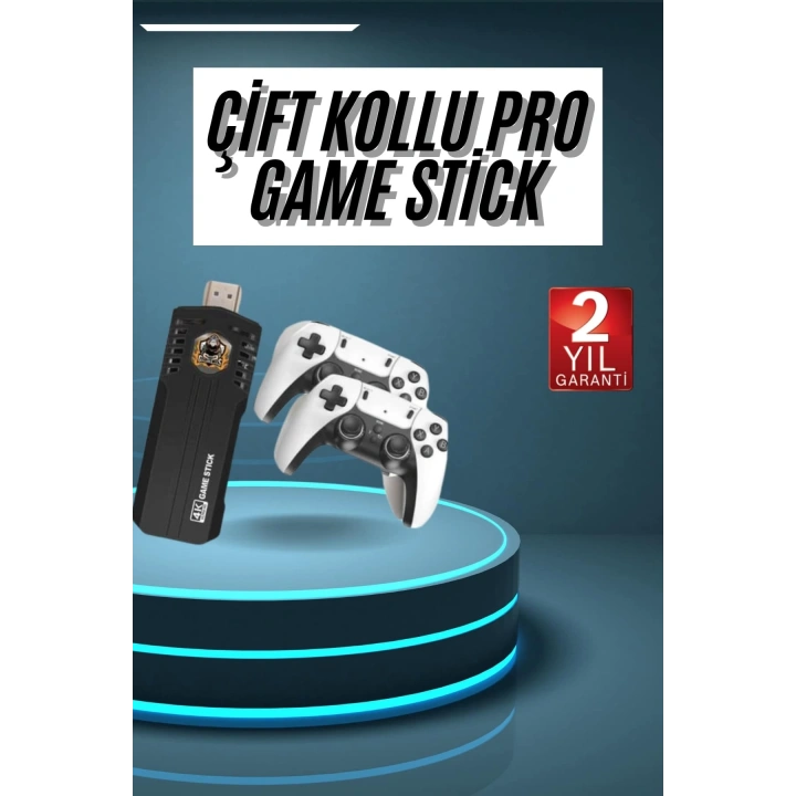 BFS 4k Kablosuz Çift Kol Retro Oyunlar 20000 Oyunlu Atari