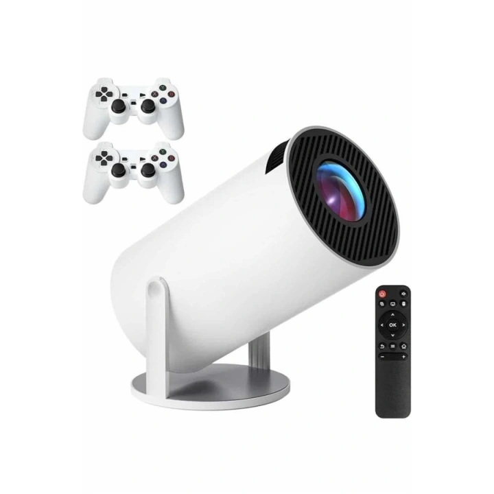 BFS 4K Wireless Çift Kollu Kumandalı Oyun Projeksiyonu Retro Video Oyunu