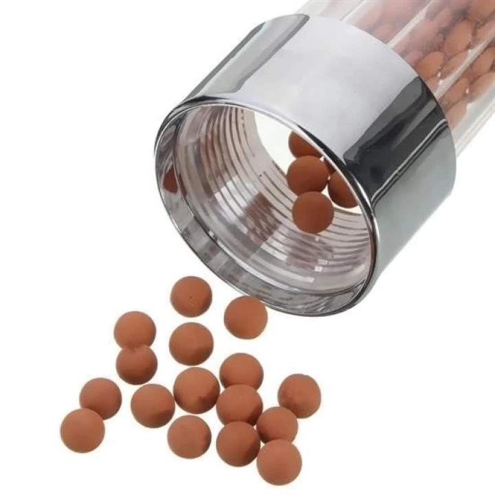 BFS  %50 Su Tasarruflu ve Arıtmalı Doğal Taşlı Banyo El Duş Başlığı