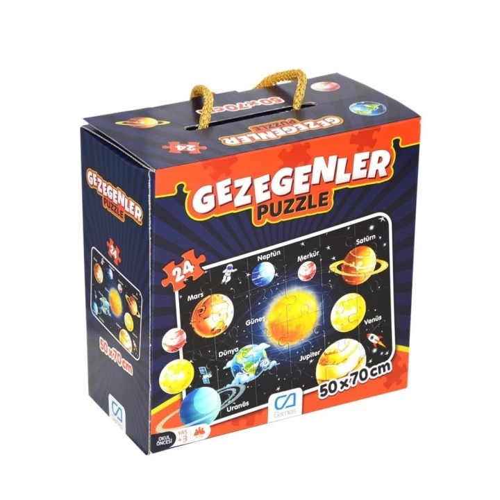 BFS  5026 CA Games, Gezegenler / 24 parça Puzzle / +3 yaş