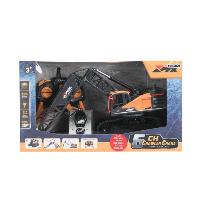BFS  5086 SUN-İş Makinesi Paletli Vinç   1:24 Buldozer
