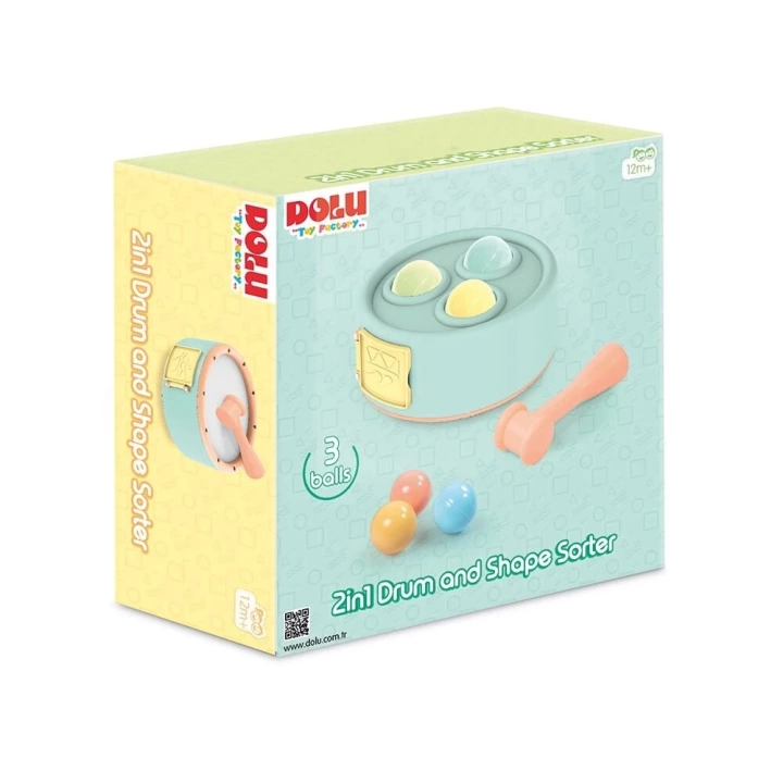 BFS  5193 OYUNCAK 2Sİ 1 ARADA DAVUL VE TOP OYUNU