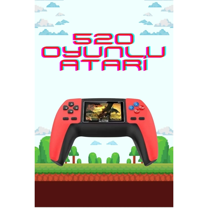 BFS 520 Retro Oyunlu El Konsolu Atari Oyun Konsolu Taşınabilir