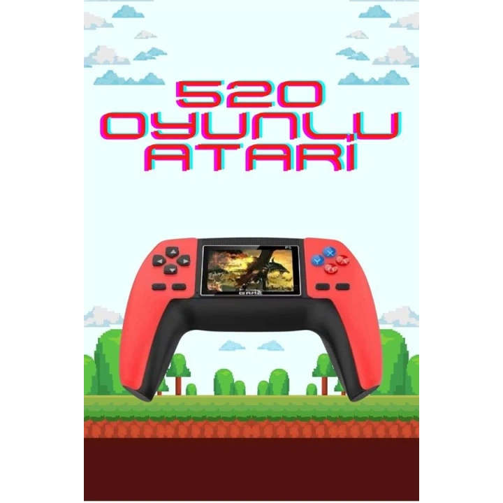 BFS 520 Retro Oyunlu El Konsolu Atari Oyun Konsolu Taşınabilir