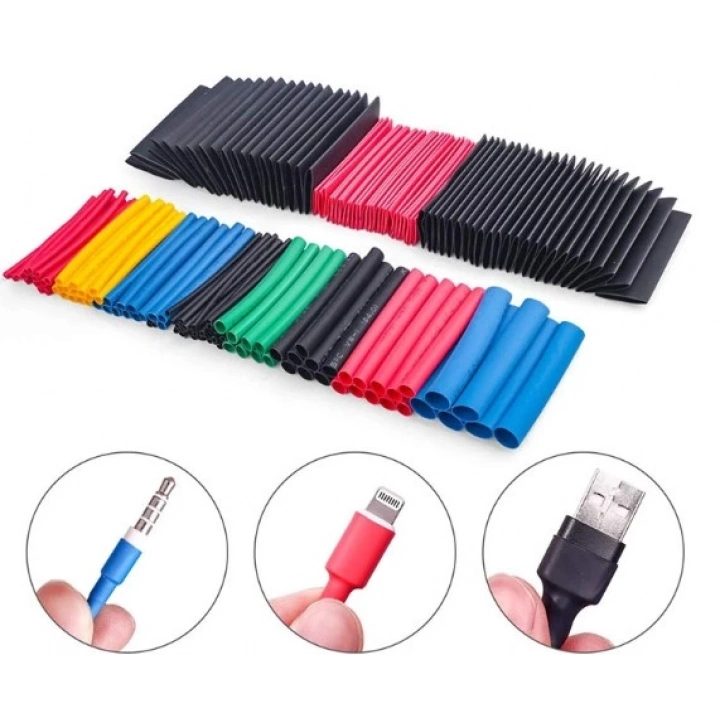 BFS  560 Parça Set Isıyla Daralan Makaron Kablo Koruyucu Kılıf