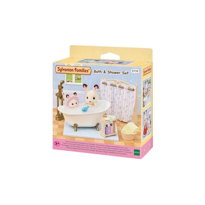 BFS   5739 Sylvanian Families Banyo ve Duş Seti (figürler dahil değildir) +3 yaş
