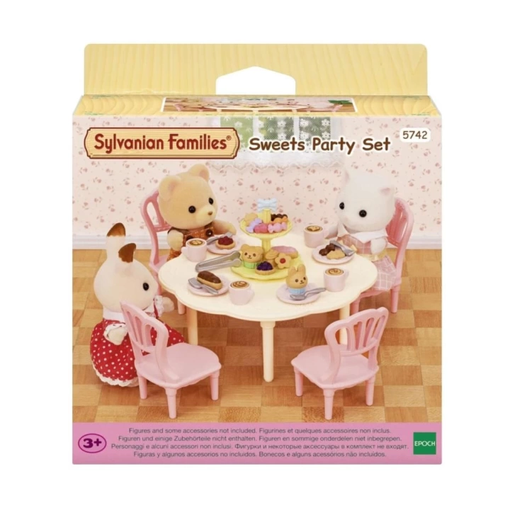 BFS   5742 Sylvanian Families Tatlı Partisi Oyun Seti (figürler dahil değildir) +4 yaş