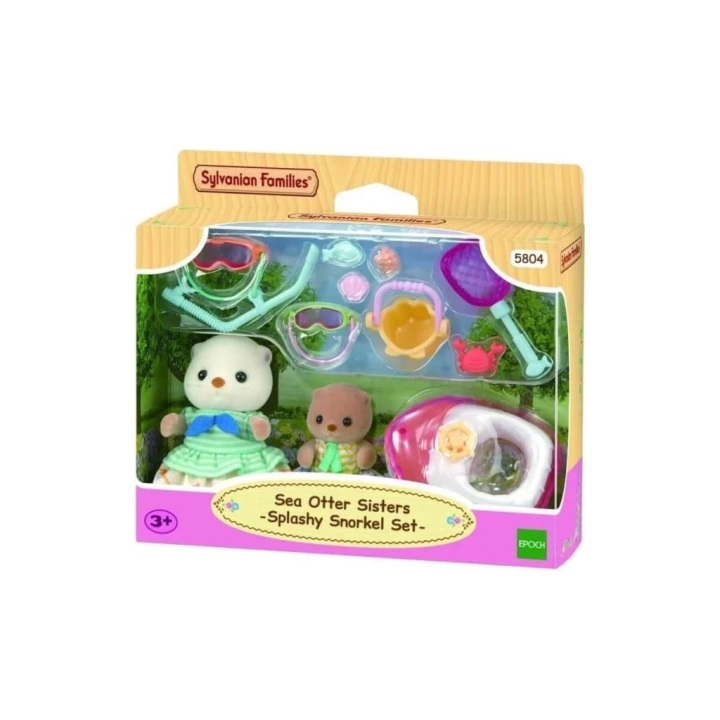 BFS   5804 Sylvanian Families Su Samuru Kız Kardeşler ve Şnorkel Seti +3 yaş