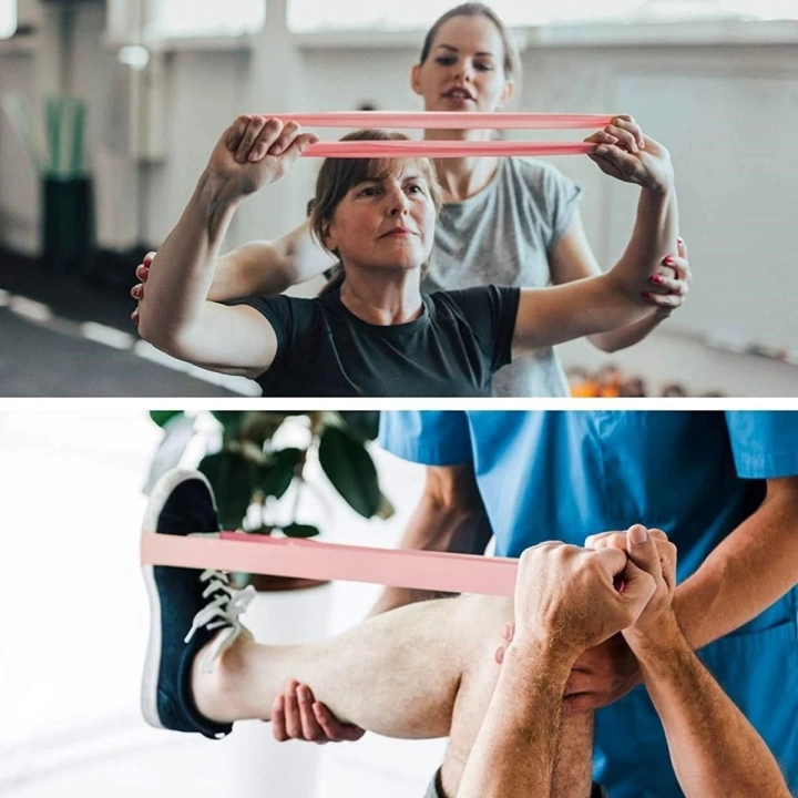 BFS    5li Egzersiz Direnç Bant Seti Pilates Crossfit Ekipmanları